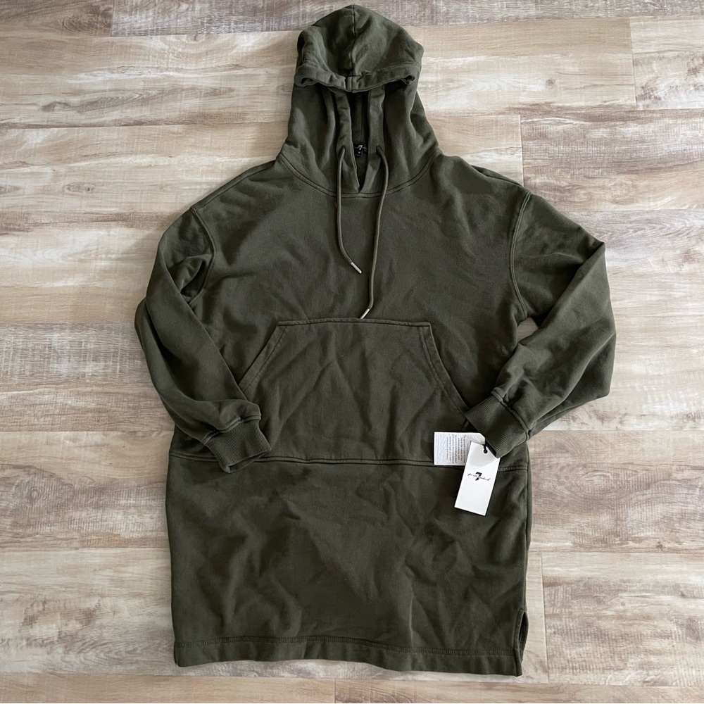 7 For All Mankind Women’s Olive Green Sweatshirt *NWT*